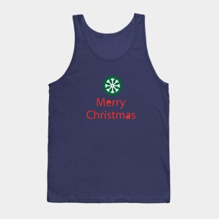 Christmas snowflake Merry Christmas Tank Top